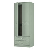 San Jose Tall 2 Door 2 Drawer Double Wardrobe