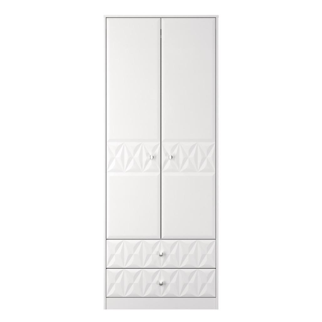 San Jose Tall 2 Door 2 Drawer Double Wardrobe