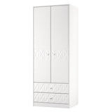 San Jose Tall 2 Door 2 Drawer Double Wardrobe