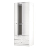 San Jose Tall 2 Door 2 Drawer Double Wardrobe