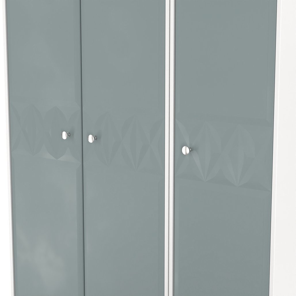 San Jose Tall 3 Door Triple Wardrobe