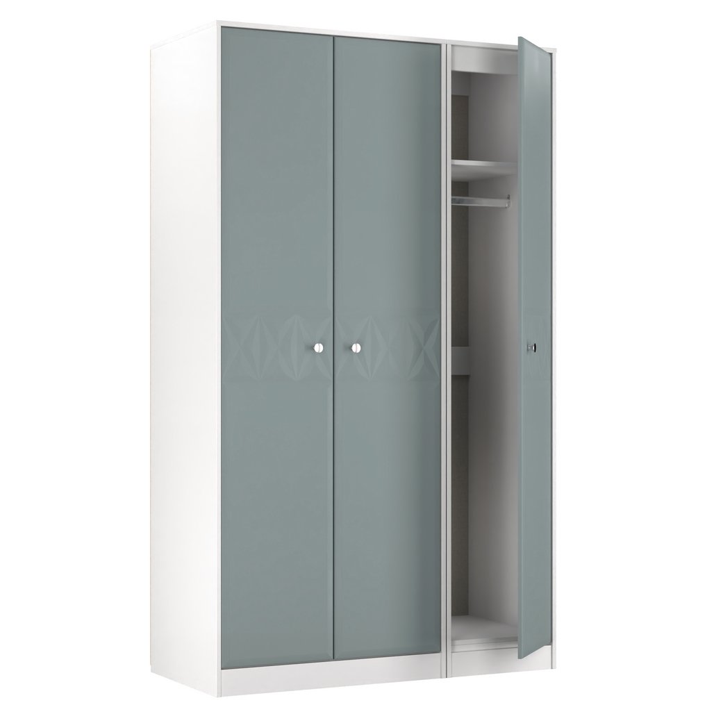 San Jose Tall 3 Door Triple Wardrobe