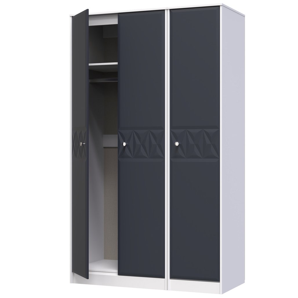 San Jose Tall 3 Door Triple Wardrobe