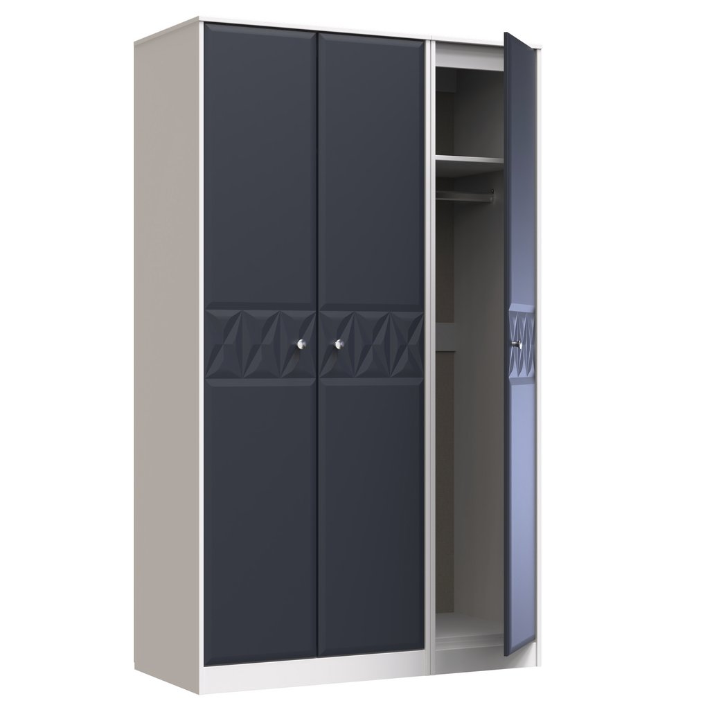 San Jose Tall 3 Door Triple Wardrobe