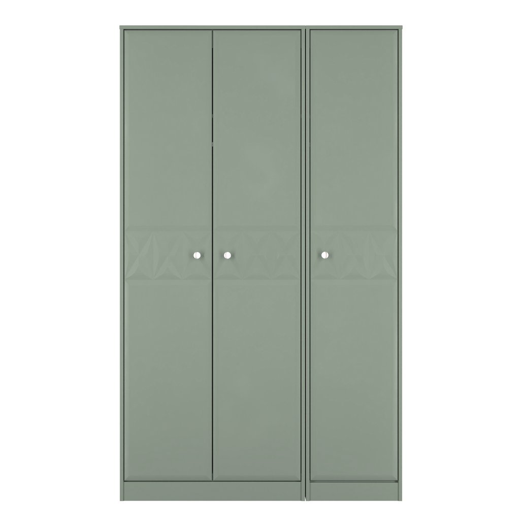 San Jose Tall 3 Door Triple Wardrobe