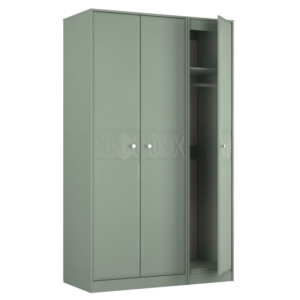 San Jose Tall 3 Door Triple Wardrobe
