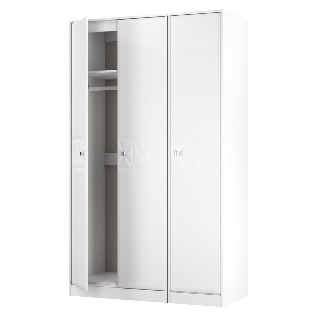 San Jose Tall 3 Door Triple Wardrobe