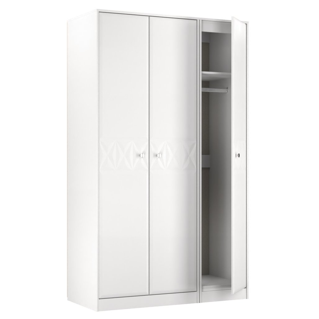 San Jose Tall 3 Door Triple Wardrobe