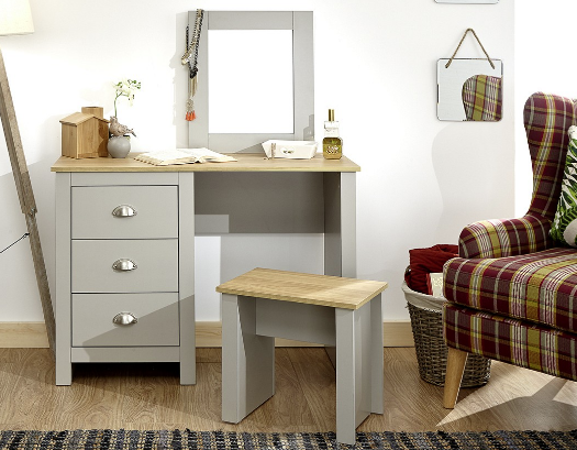 Lancaster Grey Dressing Table Set