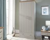 Kendal 2 Door 1 Drawer Double Wardrobe