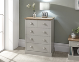 Kendal Cool Grey 2+3 Drawer Chest