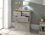 Kendal Cool Grey 2+3 Drawer Chest