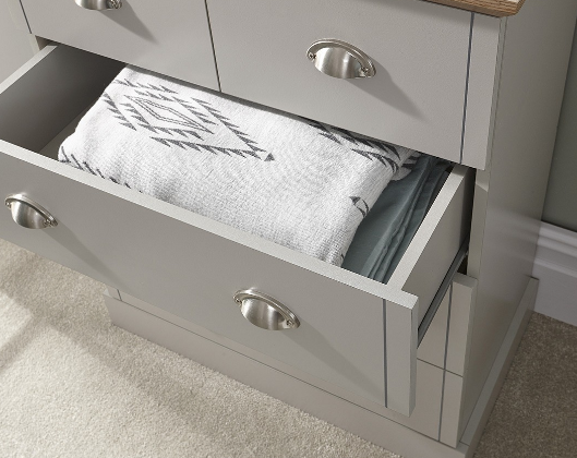 Kendal Cool Grey 2+3 Drawer Chest