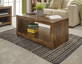 Jakarta Coffee Table with Shelf