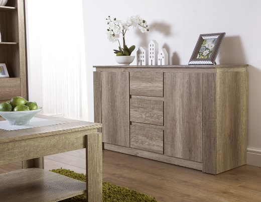 Canyon Oak 2 Door 3 Drawer Sideboard