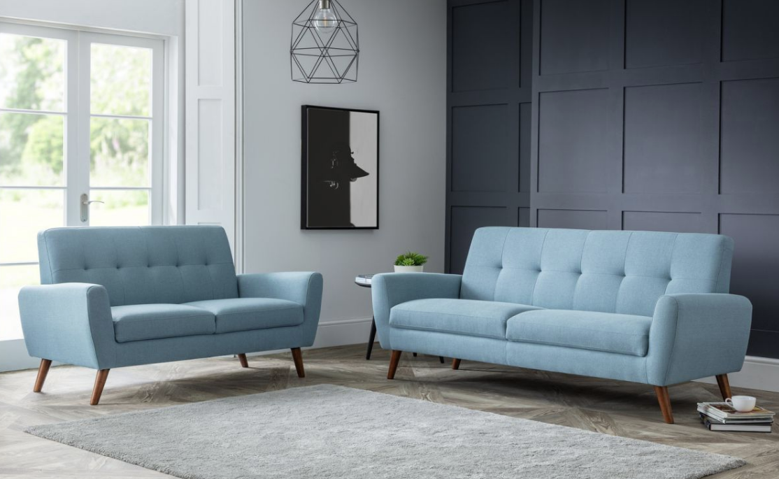 Monza 3 Seater Fabric Sofa