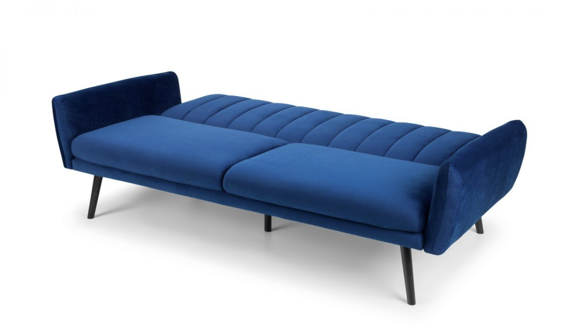 Afina Blue Velvet Sofa Bed