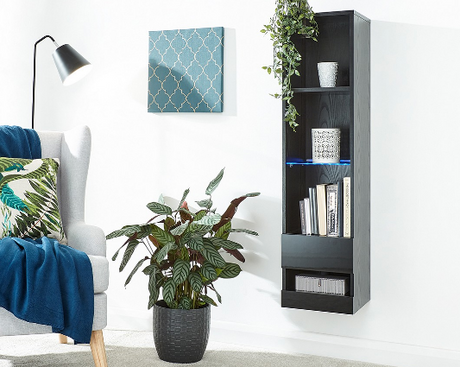 Galicia Wall Mounted Tall Shelving Unit