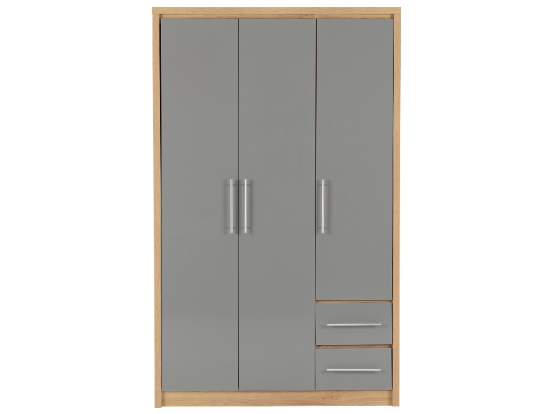 Seville 3 Door 2 Drawer Wardrobe