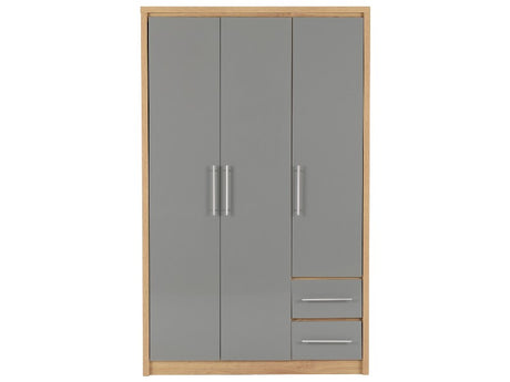 Seville 3 Door 2 Drawer Wardrobe