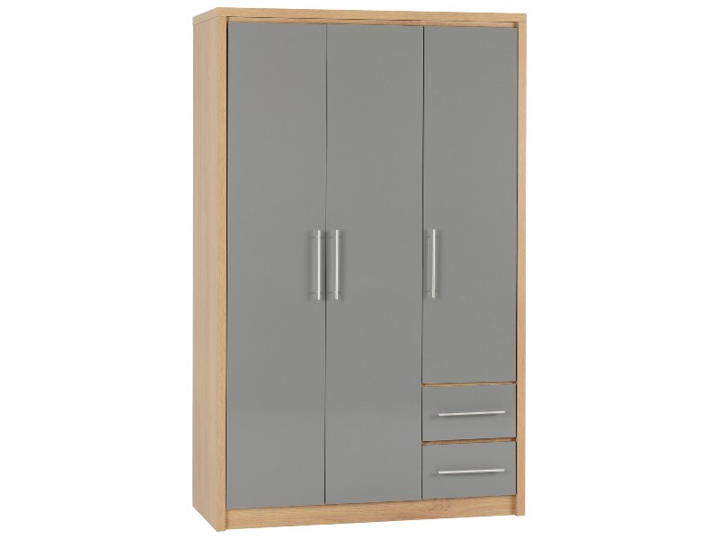 Seville 3 Door 2 Drawer Wardrobe