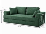 Flex 3 Seater Boneless Compressed Sofa Bed