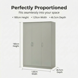Highbury 3 Door Triple Wardrobe