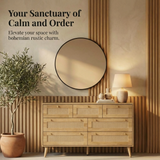 Manila Rattan 7 Drawer Chest of Drawers