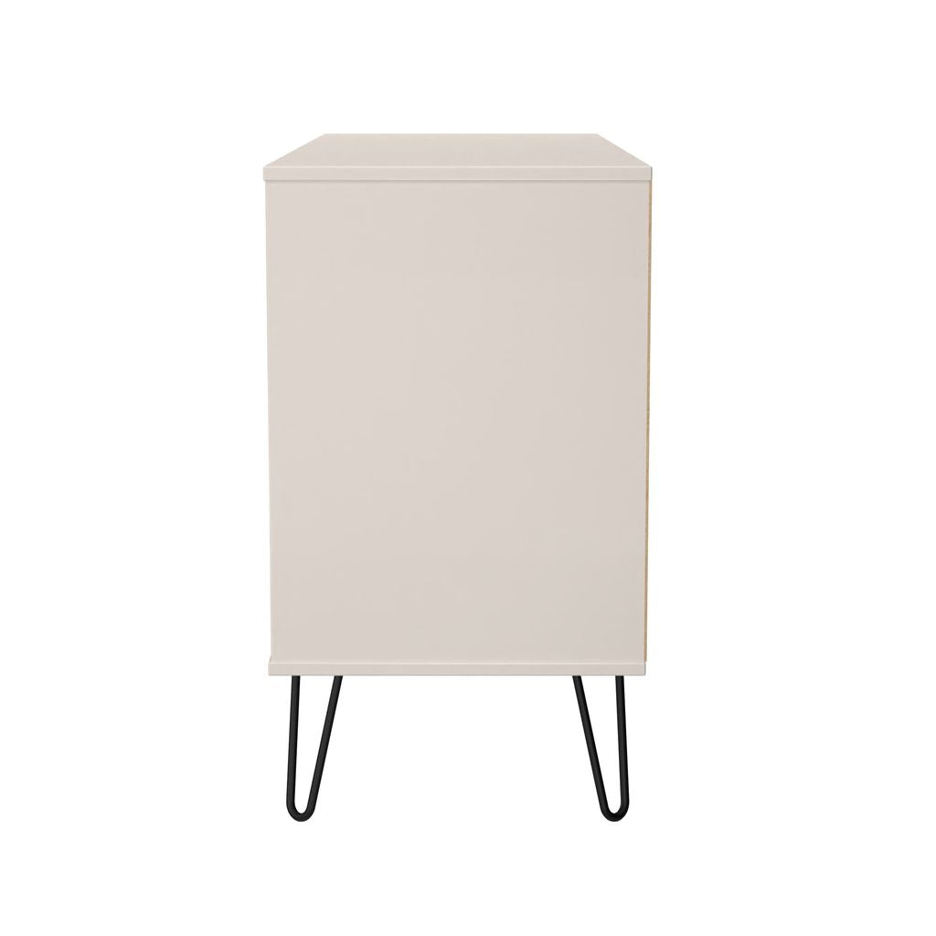 Harlequin 6 Drawer Chest with Black Hairpin Legs