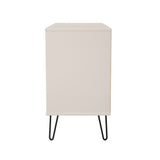Harlequin 6 Drawer Chest with Black Hairpin Legs