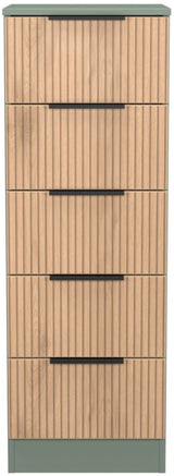 Java 5 Drawer Bedside Table