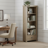 Acadia 4 Tier 1 Drawer Large Bookcase