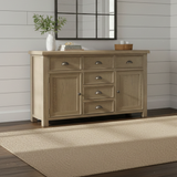 Acadia 6 Drawer 2 Door Large Sideboard