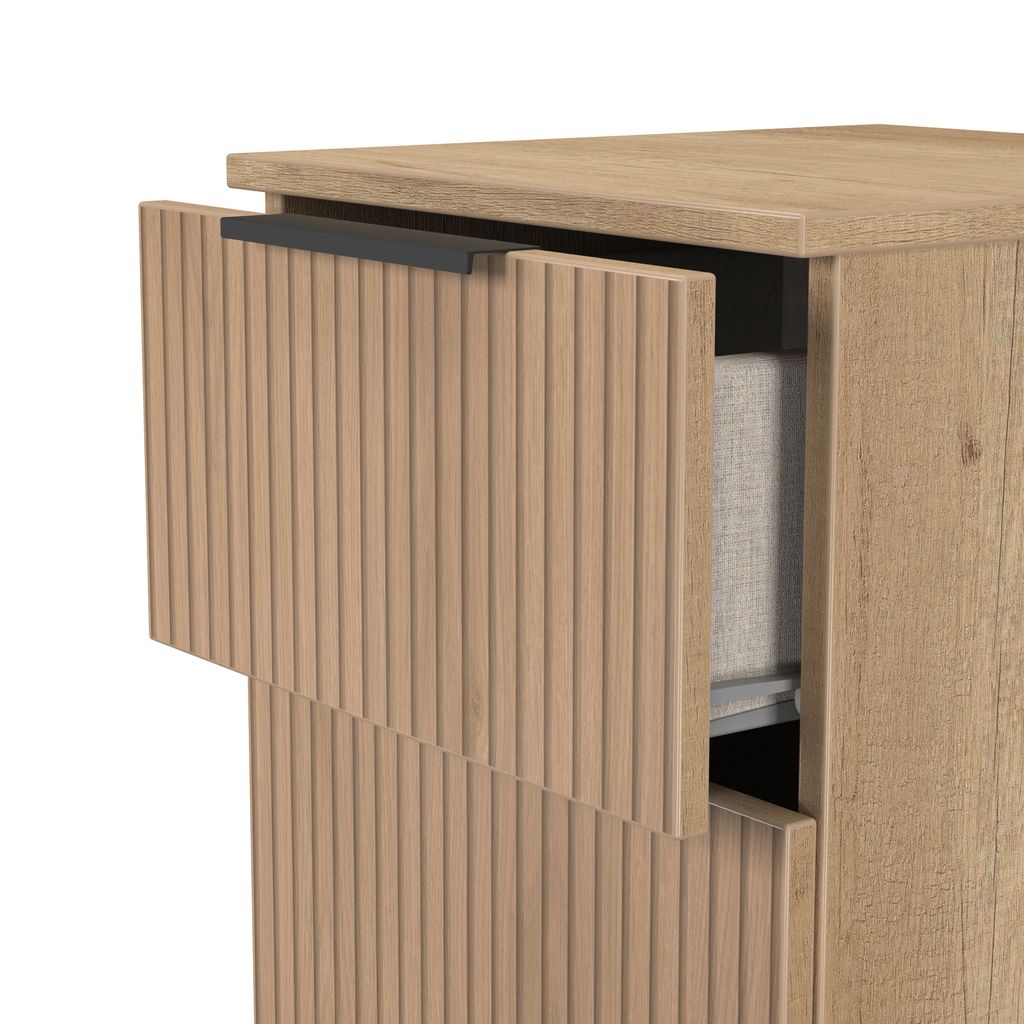 Java 2 Drawer Bedside Table