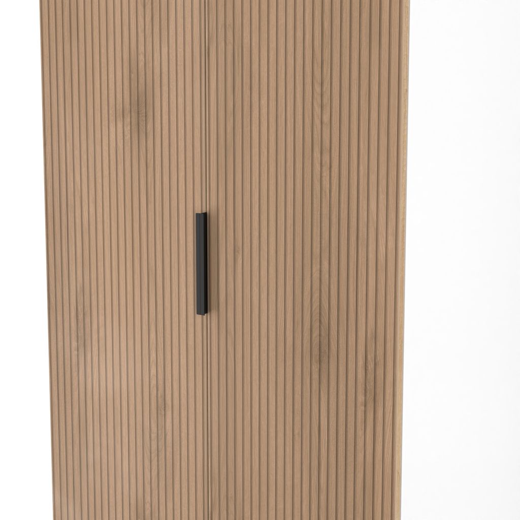 Java Tall 2 Drawer 2 Door Double Wardrobe