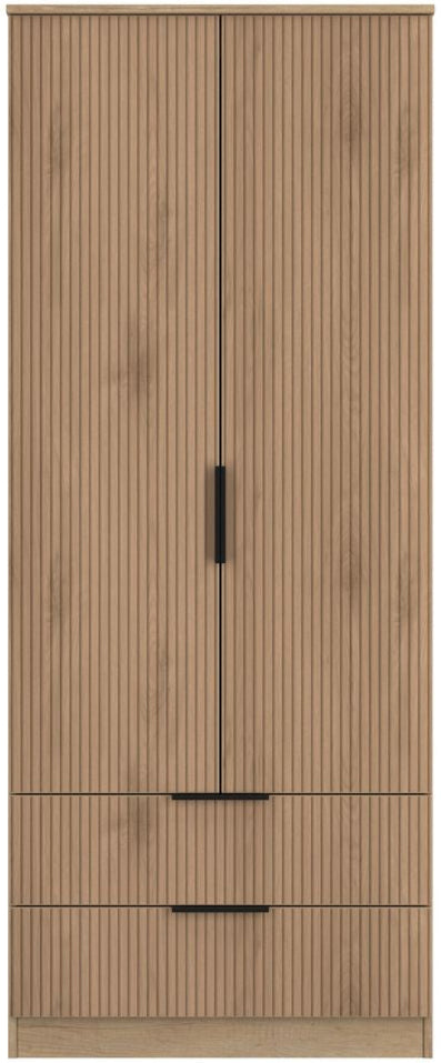 Java 2 Drawer 2 Door Double Wardrobe