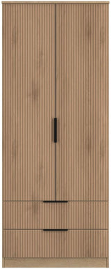Java 2 Drawer 2 Door Double Wardrobe