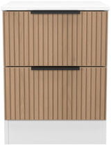 Java 2 Drawer Bedside Table
