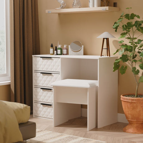Harlequin 4 Drawer Pedestal Desk