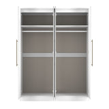 Haworth Tall 4 Door Mirrored Wardrobe