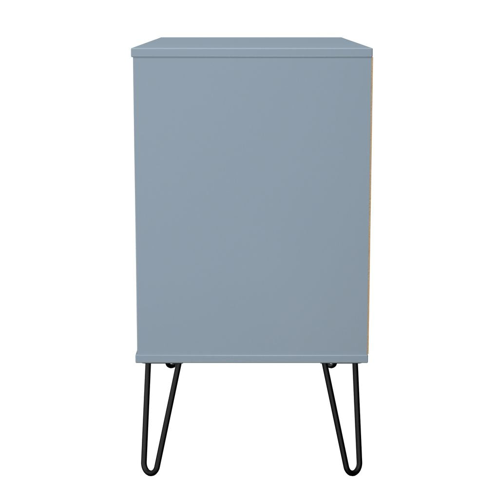 Harlequin 3 Drawer Chest with Black Hairpin Legs