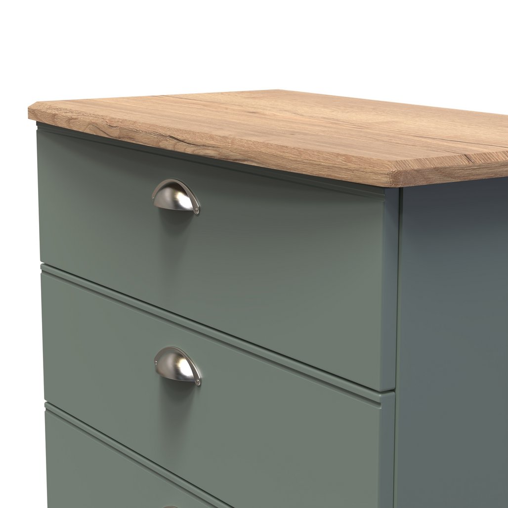 Victoria 3 Drawer Chest with Riviera Oak Top