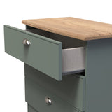 Victoria 3 Drawer Chest with Riviera Oak Top