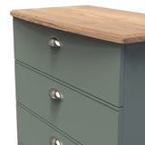 Victoria 4 Drawer Chest with Riviera Oak Top