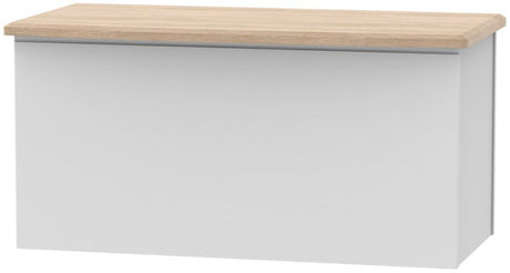 Victoria Blanket Box with Oak Top