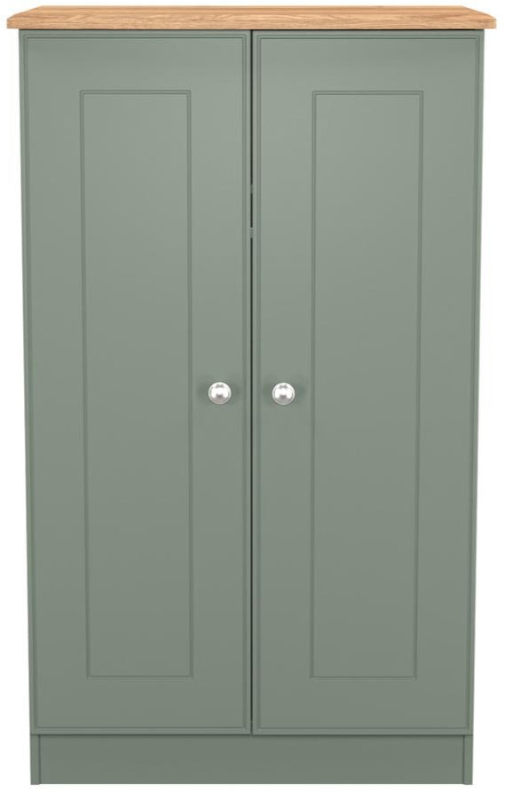 Victoria Compact 2 Door Double Wardrobe