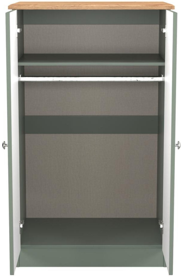 Victoria Compact 2 Door Double Wardrobe