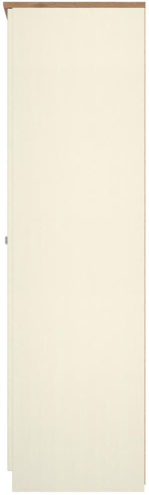 Victoria 2 Door Double Wardrobe with Oak Top