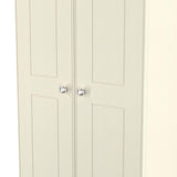 Victoria 2 Door Double Wardrobe with Oak Top