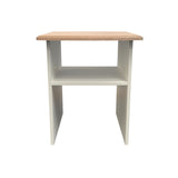 Victoria Cream Ash and Bardolino Oak Lamp Table